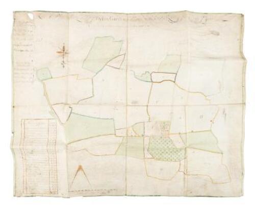 A Plan of the Lordship of Rysam Garth in Holderness in the East Ryding of the County of Yorke, Copied from an Antient Survey made in the year 1595