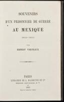 Souvenirs d'un Prisonnier de Guerre au Mexique, 1854-1855