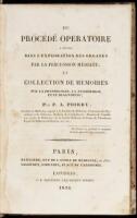 Du Procede Operatoire a Suivre Dans l'Exploration des Organes par la Percussion Mediate et Collectiond de Memoires sur la Physiologie, la Pathologie et le Diagnostic