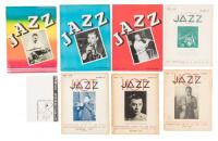 8 issues of early Jazz magazines, American and French, 1936-1944