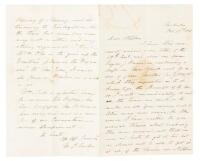 Letter written by a well-connected Virginian on the eve of Secession and Civil War, possibly by the sister of Virginia's former US Senator