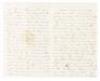Letter written by a well-connected Virginian on the eve of Secession and Civil War, possibly by the sister of Virginia's former US Senator - 2