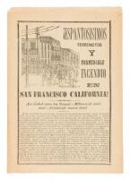Espantosisimos Terremotos y Formidable Incendio en San Francisco California!