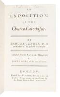 An Exposition of the Church-Catechism...Published from the Author's Manuscript
