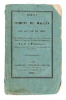 Notice sur la Comète de Halley de son retour en 1835, suivie d'un Éphéméride calculé par M. A. Bouvard Membre de l'Institut et Bureau des Longitudes