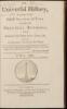 An Universal History, from the Earliest Account of Time, Compiled from Original Authors...Vol. XIV - Millard Fillmore's copy