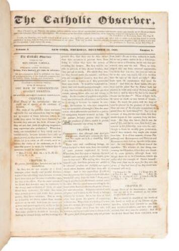 The Catholic Observer - Volume 1, Numbers 1 through 25