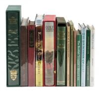 Thirteen volumes of golfing history, mostly limited editions.