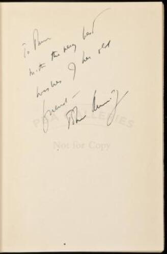 Profiles In Courage - Inscribed to Pamela Harriman