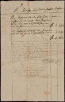 Handwritten Legal Document Signed by Jean Baptiste Valle as Judge of the Upper Louisiana Territory