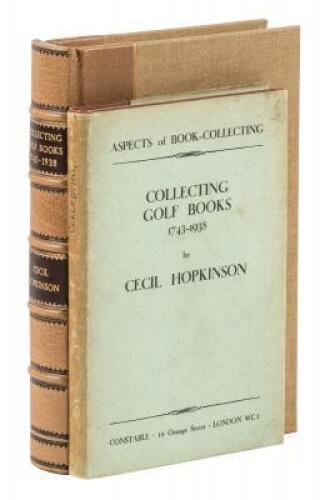 Collecting Golf Books 1743-1938: Aspects of Book-Collecting