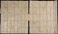 Post Route Map of the States of California and Nevada Showing Post Offices wiht the Intermediate Distances of Mail Routes...