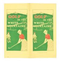 Golf in the White Mountains. (cover title). Intervale Golf Club, White Mountains.