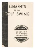 Elements of the Golf Swing as Played by Walter Hagen, Who has Held British and American Open Championships.