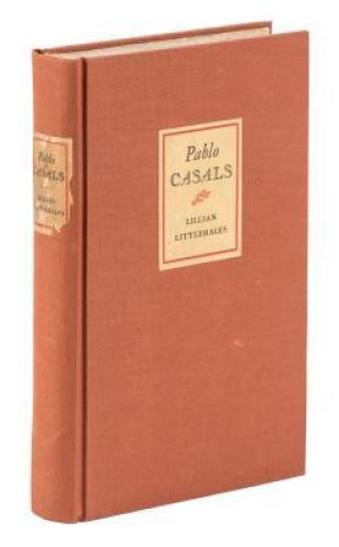 Pablo Casals - signed edition