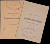 Annual Report of the Consolidated California and Virginia Mining Company...1889 [1894]