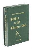 WITHDRAWN Selections from the 19th Century Rarities in the Library of Golf