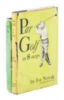 Two golf books, each signed by Gene Sarazen