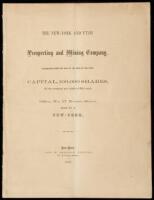 [Prospectus for] The New-York and Utah Prospecting and Mining Company.