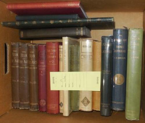 Seventeen volumes of mostly 19th century literature