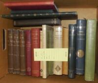 Seventeen volumes of mostly 19th century literature