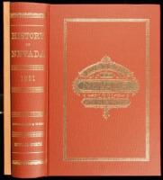 Reproduction of Thompson & West's History of Nevada, 1881. With Illustrations and Biographical Sketches of Its Prominent Men and Pioneers