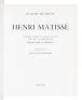 Henri Matisse: Catalogue Raisonne des Ouvrages Illustr&eacute;s. - 2