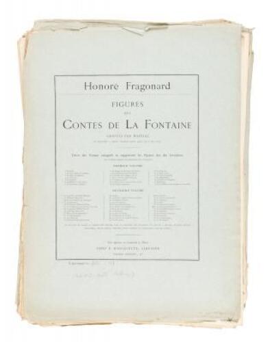 Figures des Contes de La Fontaine gravées par Martial et destinées a orner l'édition Didot 1795
