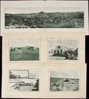 Panorama and nine mounted plates showing Goldfield, Nevada