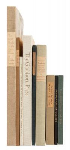 Nine volumes on books and printing published by the Book Club of California