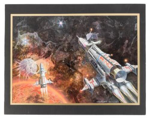 Original painting by fantasy artist Patrick Woodroffe