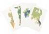 Lot of 9 Linoleum-Block Prints of grapes, each signed, titled, dated and numbered in pencil - 2