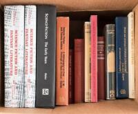 Twelve volumes of science fiction and Utopian literature reference books