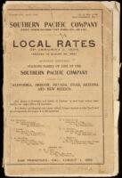 Local Rates of January 1, 1894, (Revised to August 28, 1906): Applying Between Stations Named on Line of the Southern Pacific Company in California, Oregon, Nevada, Utah, Arizona and New Mexico