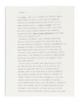 Stories - typewritten manuscript