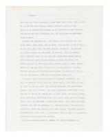 Escales - typewritten manuscript
