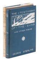 The Testimony of the Suns and other Poems - 2 copies, 1 inscribed, the other in dust jacket