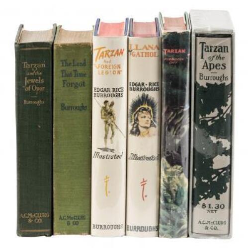 Lot of 6 Burroughs titles