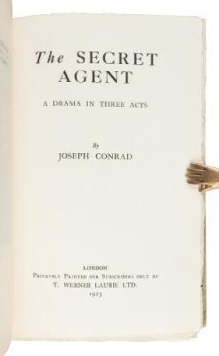 The Secret Agent: A Drama in Three Acts