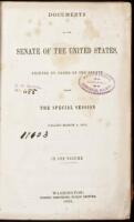 WITHDRAWN Report of the Secretary of the Interior, Communication... the correspondence between the Department of the Interior and the Indian agents and commissioners in California