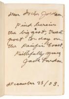 The Testimony of the Suns and Other Poems - inscribed by Jack London