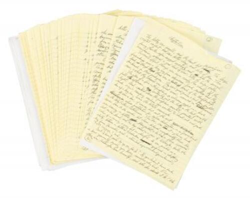 The Burglar in the Rye - original typewritten manuscript [and] partial handwritten manuscript