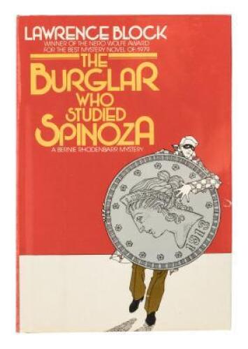 Fourteen first editions signed by Lawrence Block