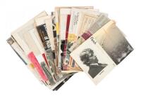Approximately 200 modern literature dust jackets
