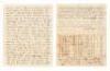 Manuscript document affirming sale of a large number of slaves by Albert G. Goodwyn to William A. Goodwyn and Edward T. Goodwyn, for $1 - 2