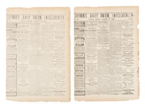 Two issues of Norton's Daily Union Intelligencer. Vol. VII, Nos. 90 & 92