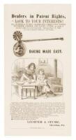 Civil War-era broadside for patented Pastry tool