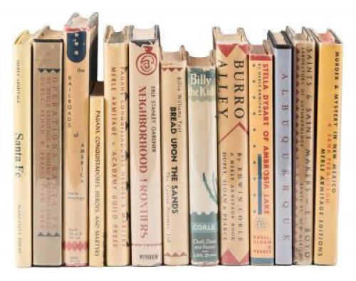 Thirteen volumes by or designed by Merle Armitage, about the southwest portion of the United States