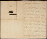 Manuscript deposition signed by Henry Lee, regarding a dispute about a land purchase.