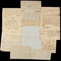 Approx. 20 manuscript documents pertaining to legal affairs in Kentucky